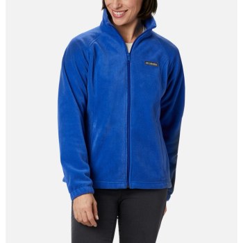 Columbia Benton Springs Full Zip Fleece Petite, Chamarras Azules Para Mujer | 736541-URO